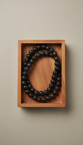Karungali mala in wooden box