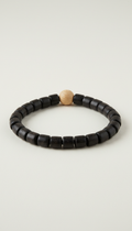 Karungali wrist mala with sandalwood accent