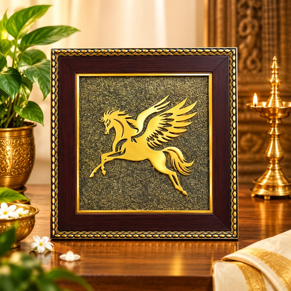 Running Horse Pyrite Frame For Your Goals