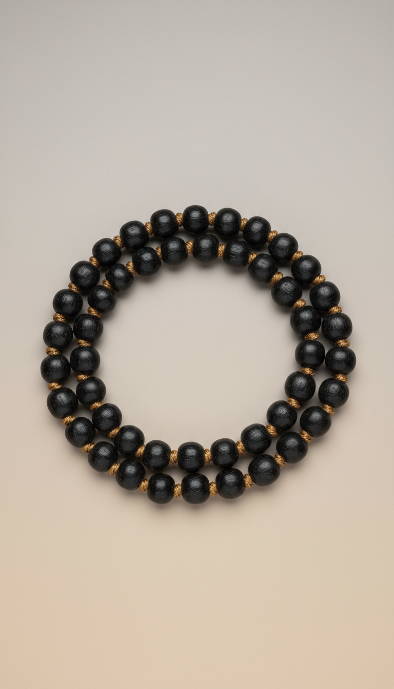 Classic 108-bead karungali mala